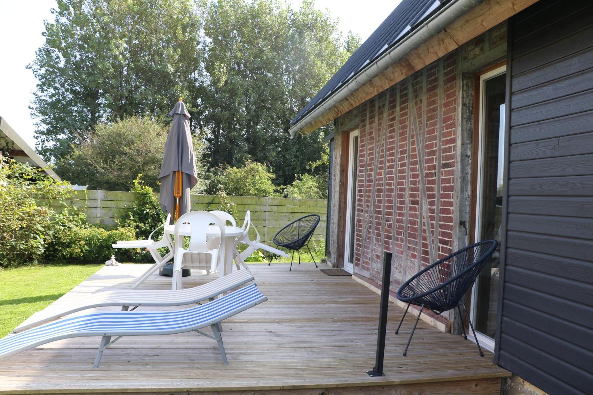 Jolie Maison En Bord De Mer A Pourville Hautot-sur-Mer Kültér fotó